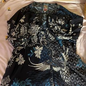 Johnny Was Silk Blouse